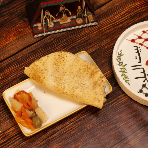 Egg And Hotdog Sandwich (Lebanese Bread)